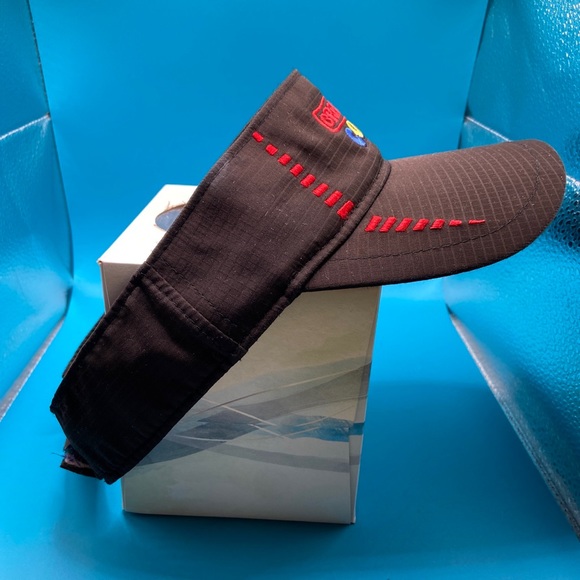 Great American Cookies Employee Black Adjustable Capamerica Visor Hat Cap. EUC - Picture 5 of 7